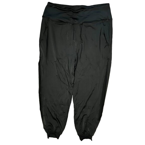 Halara High Waisted Plain Side Pocket Joggers Sz Medium Womens in Black - Picture 2 of 10